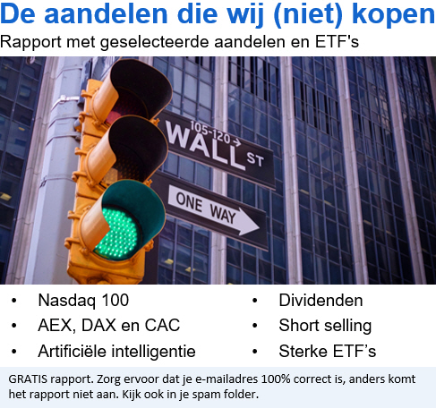 Lijst met geselecteerde aandelen en ETF's
