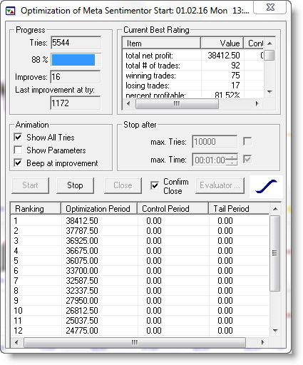 Back-testing et optimisation de vos startégies sur la plateforme de trading.