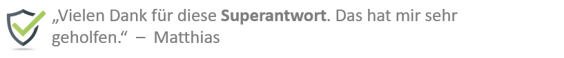 WH SelfInvest ist Top.